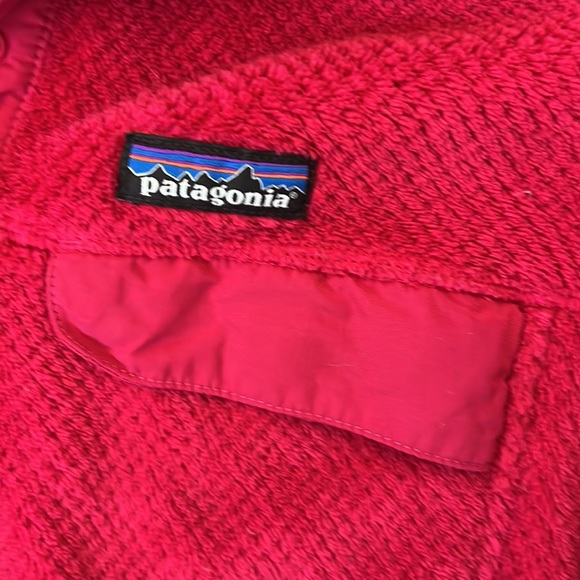 Raspberry Small Patagonia Snap Up Jacket - Picture 4 of 4